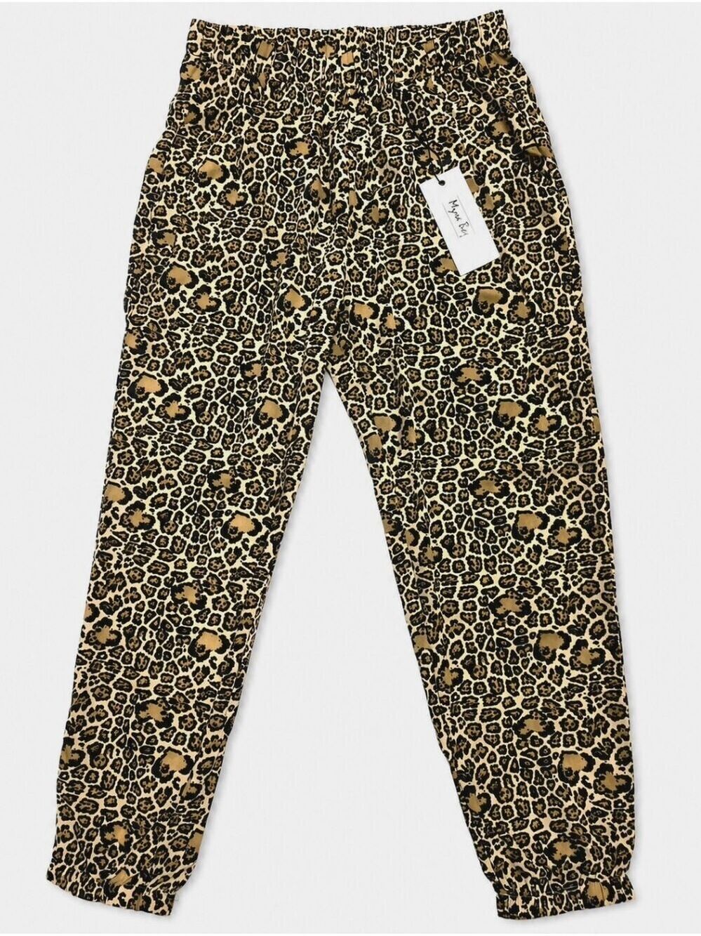 Myra Bag Leopard Print Jogger Pants Small NWT